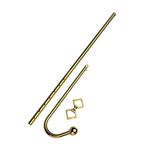 Anal Hooks LOCKINK Anal Adjustable AllNight 3867 Hook Golden Set 0812